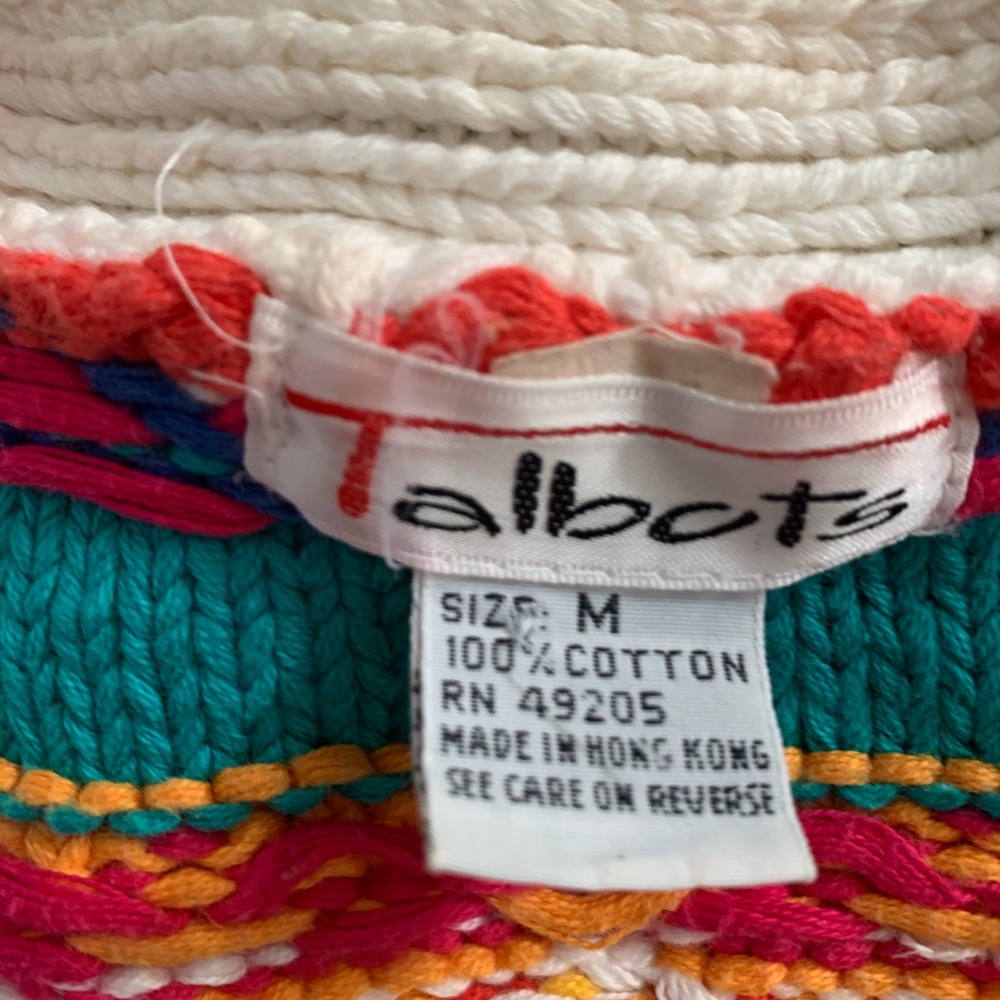 Talbots Multicolor Patterned Women's Cardigan - Picture 3 of 6